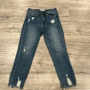 Pistola jeans distressed high rise jeans size 27